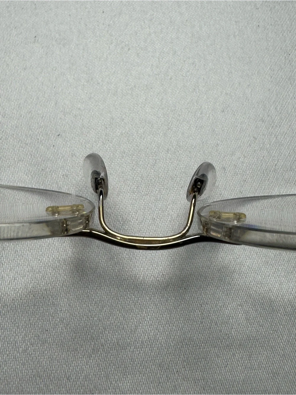 Silhouette 7608 20 6051 Rimless Eyeglasses Titanium Olive Brown Gold Frames Only